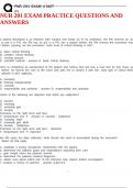NUR 201 EXAM PRACTICE QUESTIONS AND ANSWERS