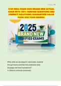 C105 WGU&colon; EXAM 2025&vert; BRAND NEW ACTUAL  EXAM WITH 100&percnt; VERIFIED QUESTIONS AND  CORRECT SOLUTIONS&vert; GUARANTEED VALUE  PACK&vert; ACE YOUR GRADES&period;