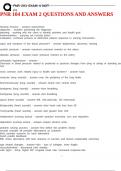 PNR 104 EXAM 2 QUESTIONS AND ANSWERS