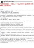 PNR 104 EXAM 1 STUDY GUIDE QUESTIONS AND ANSWERS