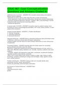 COUC 667- Case Conceptualization Questions and Answers Graded A&plus;