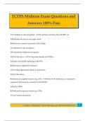 ECDIS Midterm Exam Questions and Answers 100&percnt; Pass