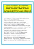 NOCTI MECHATRONICS 2025 &sol; ATC TUNNEY  &lpar;ENGINEERING TECHNOLOGY APRIL-MAY 2025  REVIEW&rpar; STUDY GUIDE &sol; EXPERT STRATEGIES&comma;  REVIEW OF KEY QUIZZES&comma; AND PRACTICE QUESTIONS  FOR GUARANTEED SUCCESS&vert; GUARANTEED SUCCESS 