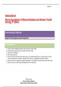 Test bank for foundations of Maternal-Newborn and Women’s Health Nursing 8th Edition by Murray, McKinney, Holub, Jones, and Scheffer