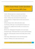 EFDA Exam Study Guide Questions and Answers 100&percnt; Pass