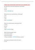 PUBLIX DELI KNOWLEDGE QUESTIONS AND ANSWERS 2025