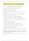 BCH 367 Exam 1 Review &vert;&vert; with 100&percnt; Verified Solutions&period;