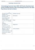 Cosmetology Instructor Exam With 240 Practice Questions And  Correct Verified Answers&sol; New Cosmetology Instructor Test 2025  Prep Review Qs And As &lpar;New&excl;&rpar; 