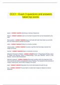 CCC1 - Exam 3 questions and answers latest top score&period;