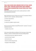 PALS 2025 EXAM 2025&vert; BRAND NEW ACTUAL EXAM WITH 100&percnt; VERIFIED QUESTIONS AND CORRECT SOLUTIONS&vert; GUARANTEED VALUE PACK&vert; ACE YOUR GRADES&period;