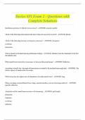 Davies SPI Exam 2 - Questions with Complete Solutions