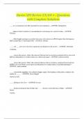 Davies SPI Review EXAM 4 - Questions with Complete Solutions