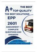 EPP2601 Assignment 1 &lpar;100&percnt; COMPLETE ANSWERS&rpar; Semester 1 2025 - DUE 2 April 22&colon;00 PM 2025&semi; 100&percnt; correct solutions and explanations&period;