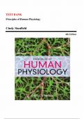 Test Bank - Principles of Human Physiology 6th Edition by Cindy Stanfield&comma; All Chapters