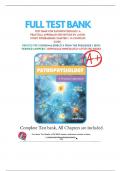 Test Bank For Pathophysiology&colon; A Practical Approach 4th Edition By Lachel Story 9781284205435 Chapter 1- 14 Complete Guide 