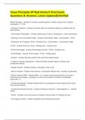 Texas Principles Of Real Estate II Final Exam&colon; Questions & Answers&colon; Latest Updated&vert;&vert;Verified