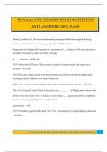 P8 Natops NFO CLOSED EXAM QUESTIONS AND ANSWERS 100&percnt; PASS