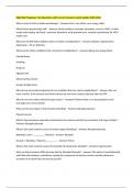 High Risk Pregnancy Test Questions with Correct Answers Latest Update 2025-2026