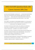 EWO NATOPS Question Bank with Correct Answers 100&percnt; Pass
