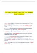 Ch 09 Visual Media questions and answers latest top score&period;