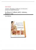 Test Bank - Anatomy&comma; Physiology&comma; and Disease&colon; An Interactive Journey for Health Professions 2nd Edition by Bruce J&period; Colbert&comma; All Chapters Included