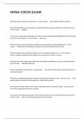 HFMA CRCR EXAM ACTUAL QUESTIONS WITH CORRECT DETAILED ANSWERS 100&percnt; VERIFIED&period;