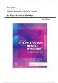 Test Bank - Applied Pharmacology for the Dental Hygienist 9th Edition by Elena Bablenis Haveles&comma; All Chapters Included