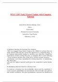 WGU C207 Task2 &vert;Latest Update with Complete Solution
