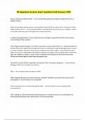 PA Appraisers License Exam Questions And Answers 2025