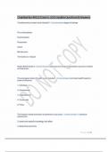 Chamberlain NR222 Exam 1 2025 Update Questions & Answers
