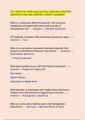 DXI 1 SKELETAL DYSPLASIA &lpar;ACTUAL 2025&sol;2026&rpar; UPDATED  QUESTIONS AND 100&percnt; VERIFIED CORRECT ANSWERS