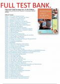 TEST BANK Perry Maternal Child Nursing Care 5th edition&period;All chapters included&comma; Latest updated edition&period;