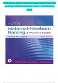 Test Bank for Olds' Maternal-Newborn Nursing & Women's Health Across the Lifespan&comma; 12th Edition by Davidson - 2025 Published &lpar;All Chapters included&period;pdf