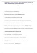 HONDROS BIO117 EXAM 3 LATEST ACTUAL EXAM 2 LATEST VERSIONS 300 QUESTIONS AND CORRECT DETAILED ANSWERS WITH RATIONALES&vert;AGRADE