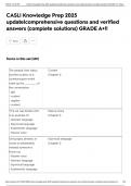 CASLI Knowledge Prep 2025 update&vert;comprehensive questions and verified answers &lpar;complete solutions&rpar; GRADE A&plus;&excl;&excl;