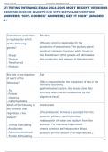 ATI TESTING ENTRANCE EXAM 2024-2025 MOST RECENT VERSIONS  COMPREHENSIVE QUESTIONS WITH DETAILED VERIFIED  ANSWERS &lpar;100&percnt; CORRECT ANSWERS&rpar; GET IT RIGHT &vert;GRADED  A&plus;