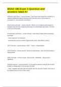 BSAD 180 Exam 3 Question and answers rated A&plus;