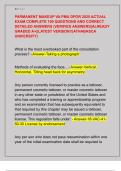 PARMANENT MAKEUP VA PMU DPOR 2025 ACTUAL  EXAM COMPLETE 100 QUESTIONS AND CORRECT  DETAILED ANSWERS &lpar;VERIFIED ANSWERS&vert;ALREADY  GRADED A&plus;&vert;&vert;LATEST VERSION&excl;&excl;&lpar;ATHABASCA  UNIVERSITY&rpar;