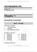 Solution Manual For Financial and Managerial Accounting&comma; 9th Edition By John Wild&comma; All chapters