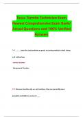 Texas Termite Technician Exam Newest Comprehensive Exam Bank&sol; Actual Questions and 100&percnt; Verified Answers