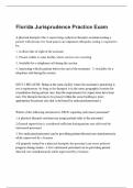 Florida Jurisprudence Practice Exam