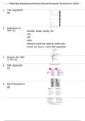 Total Hip Replacement Exam Solved Correctly To Score A&plus; 2025