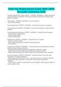 Total hip replacement full package deal 2025 Everything you need to pass is here&excl;&excl;&excl;