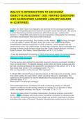 WGU C273 INTRODUCTION TO SOCIOLOGY OBJECTIVE ASSESSMENT 2025 VERIFIED QUESTIONS AND GUARANTEED ANSWERS ALREADY GRADED A&plus;&lpar;CERTIFIED&rpar;&period;