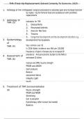 THR &lpar;Total Hip Replacement&rpar; Solved Correctly To Score A&plus; 2025