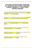 UTAH BASIC ESTHETICS FINAL EXAM 2025 &vert; ALL QUESTIONS AND CORRECT ANSWERS &vert; ALREADY GRADED A&plus; &vert; LATEST EXAM &vert; VERIFIED ANSWERS