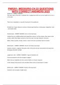 PNR201- MEDSURG-CH&period;22 QUESTIONS WITH CORRECT ANSWERS 2025