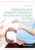  essentials of maternity newborn and women s health nursing 5th edition susan ricci testbank ISBN 978-1975112646 COMPLETE GUIDE LATEST QUESTION AND ANSWERS RATED A&plus;