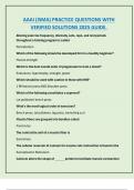 AAAI &lpar;ISMA&rpar; PRACTICE QUESTIONS WITH  VERIFIED SOLUTIONS 2025 GUIDE&period; 