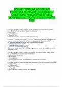 RN MATERNAL NEWBORN ATI PROCTORED EXAM WITH CORRECT QUESTIONS AND ANSWERS WELL VERIFIED SOLUTIONS LATEST UPDATE 2025